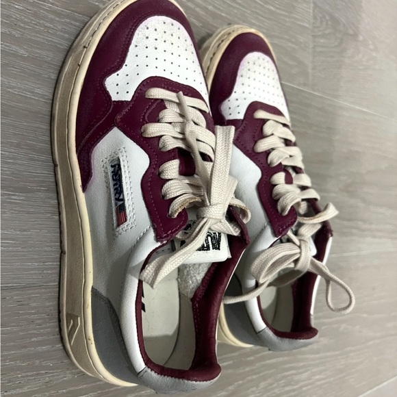 Autry Red and Grey Sneakers - Picture 2 of 3